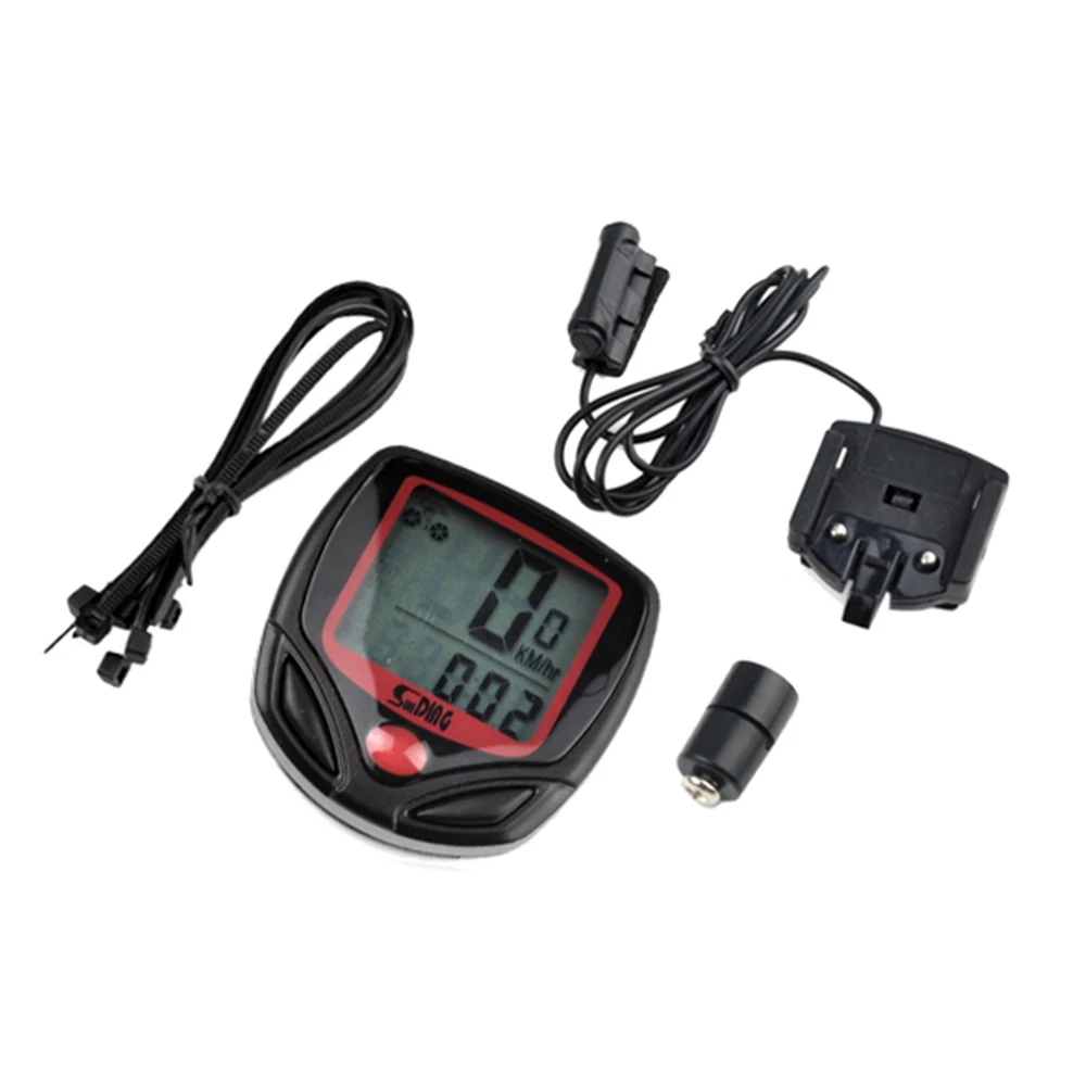 

Free Shipping Sunding SD548B Bike Computer With LCD Digital Display Waterproof Bicycle Odometer Speedometer Cycling Stopwatch