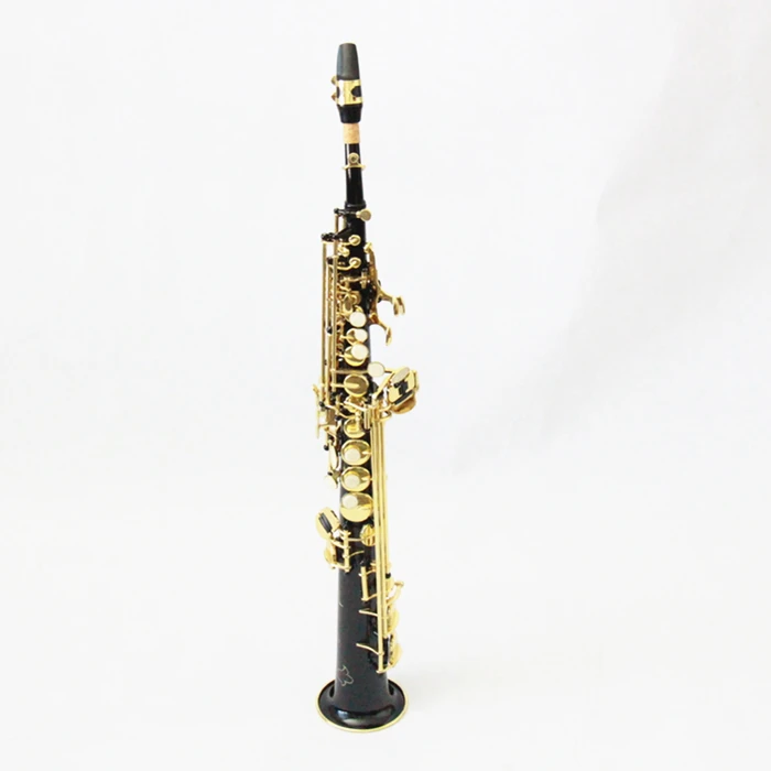 

OEM Professional Straight Black Nickel Color Soprano Saxophone