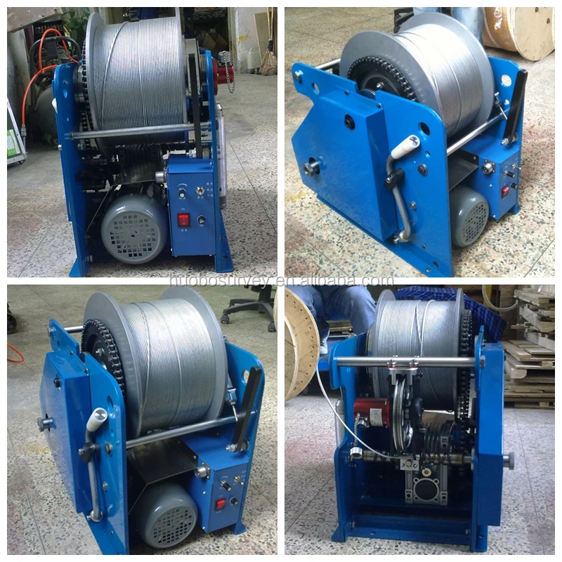 Self-locking & Manual Brake Well Borehole Logging Winch Made in China