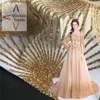 Deluxe fancy sequin foil tulle fabric for bridal dress