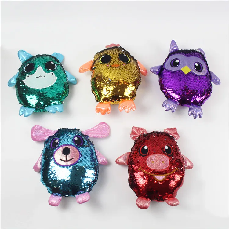 sequin soft toy