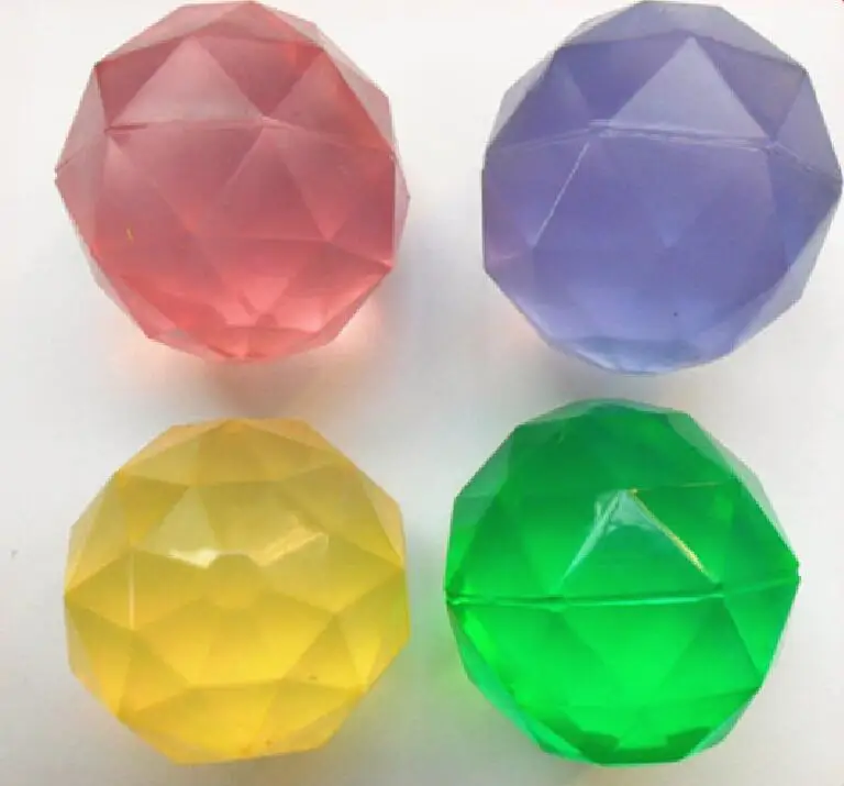 clear rubber ball