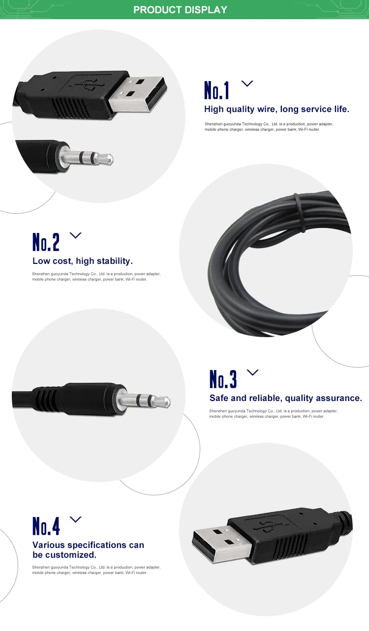 USB Interface Type and Other Type FTDI USB to TTL 3.3V 3.5mm Audio Jack Serial Cable