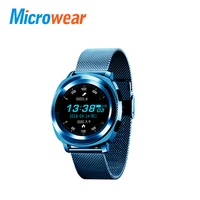 

Microwear smartwatch L2 IP68 waterproof Bluetooth full round touch, track steps, heart rate, sport