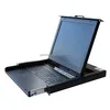 1U USB datd transfer KVM switch with 104 keyboard and 17''LCD console