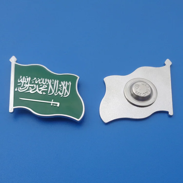 

new design customized magnetic metal enamel pin name badge, Custom color