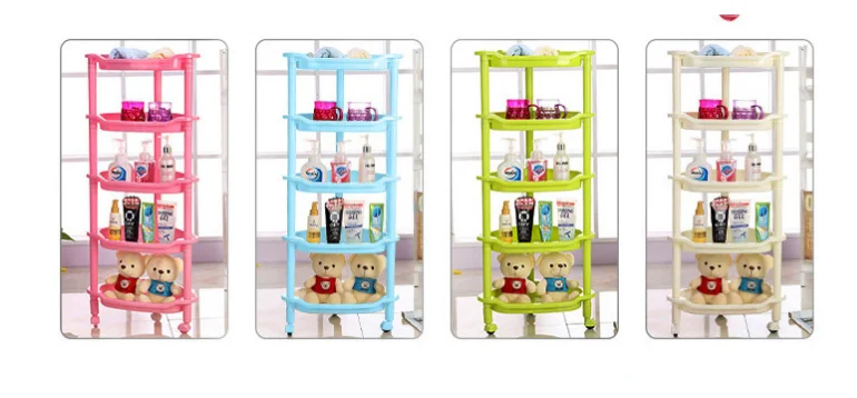 Hot Selling Three Layers Removable Plastic Wall Mount Shelf, Bathroom Shelf