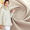 Wholesale Textile Material Solid Color Dyeing Velvet 90% Polyester 10% Nylon Fabric for Fashion Down jacket , bags