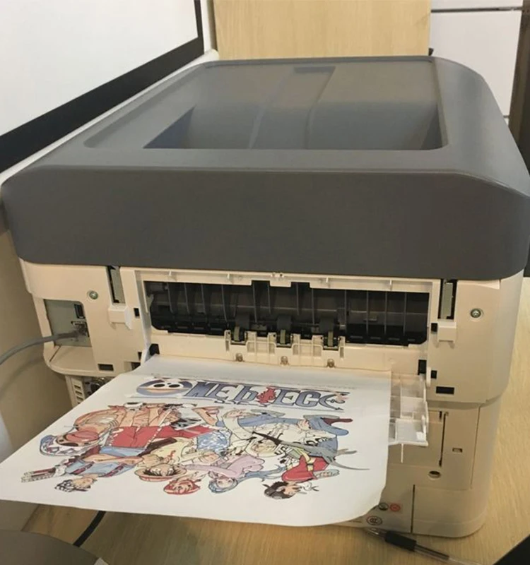 
Laser printer made in Janpan with White Toner for dark self-weeding transfer paper 