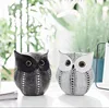 Wholesale owl and bird statue resin with high quality black color model
