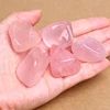 Bulk Wholesale Natural Rose Quartz Polished Tumbled Stone Display