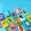 Baby Early Education Puzzle Memory Card Toy Children's Literacy Card English Cognitive Words Flash Card