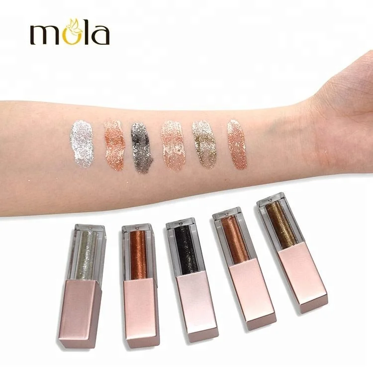 

OEM Custom Long Lasting Private Label Liquid Glitter Eyeshadow, Multi-colored