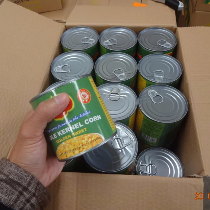 
canned sweet kernel corn , baby corn 2018.7.8.4 