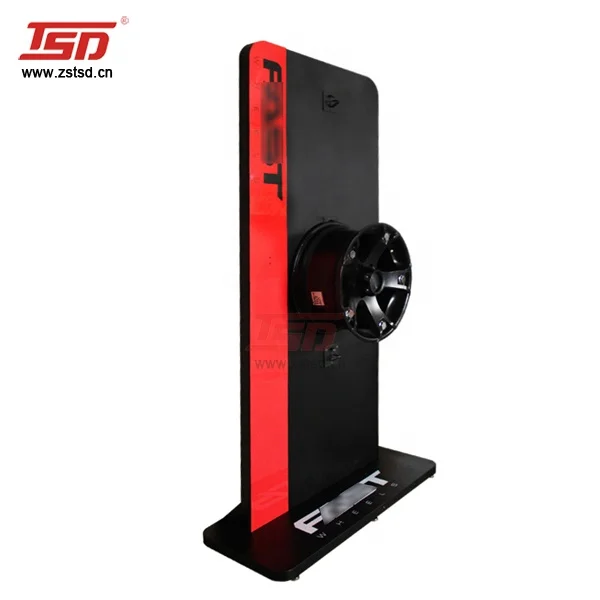 Custom Hot Modern Metal Bike Car Alloy Wheel Rim Display Stand Rack For