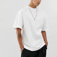 

Best Selling High Quality 100%Cotton Bulk Plain Super Longline Hip Hop T-Shirt Men