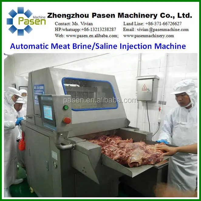 Automatic Meat Brine Injector Machinepork Meat Brine Injecting Machine