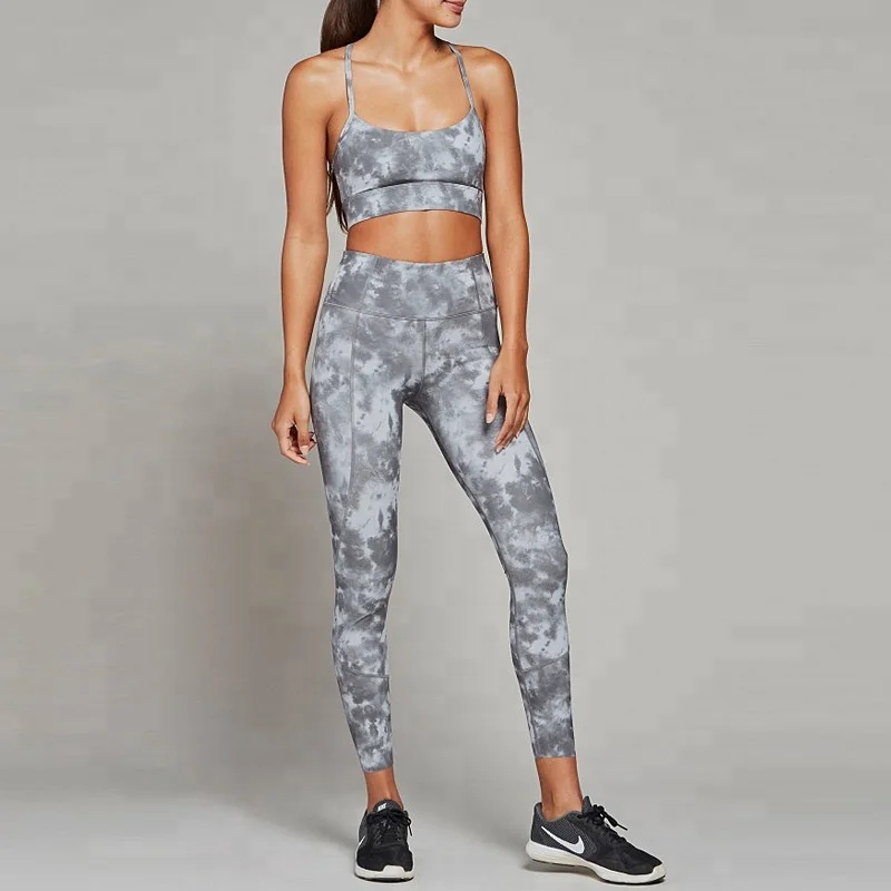 

Women Athleisure Bamboo Sports Bra Panty High Waist Yoga Set