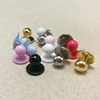 HYD Plastic Chef Button Gold Plating Color Black and White Dress Chef Black Workwear Button 18mm*11.5mm*17mm