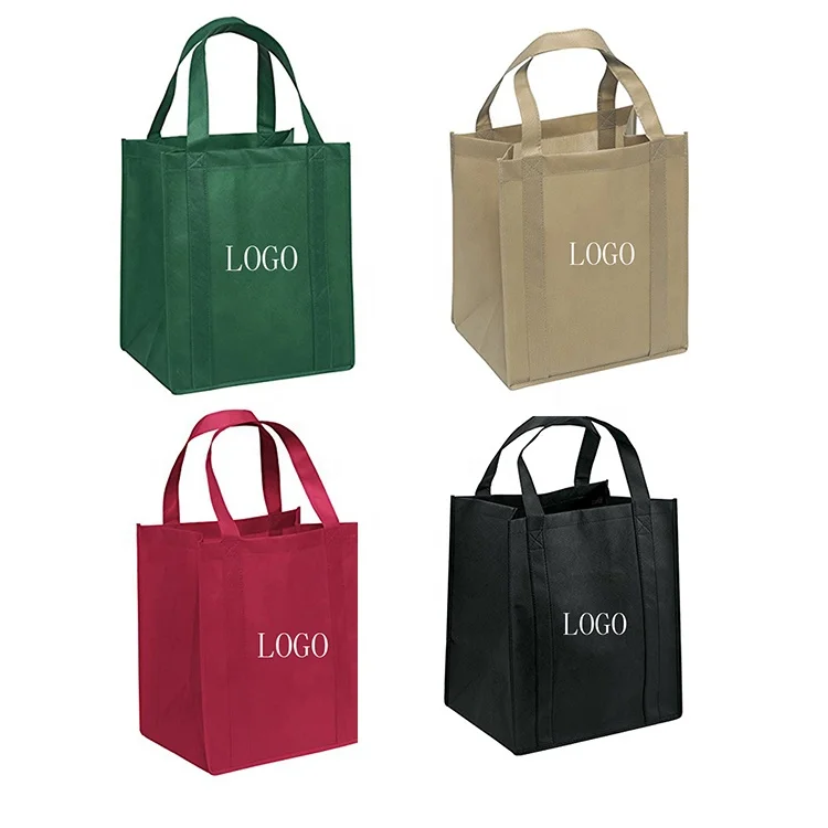 

High Quality Custom color eco friendly fashion fabric carry recycle promotional non-woven shopping bag, Customized