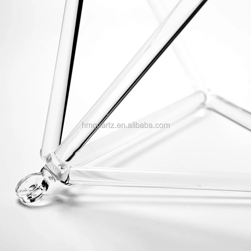 HM Transparent Quartz Glass Singing Pyramid