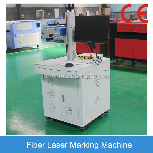 Raycus laser source 20W 30w 50w fiber laser marking machine for metal steel sheet and pvc pcb sheet