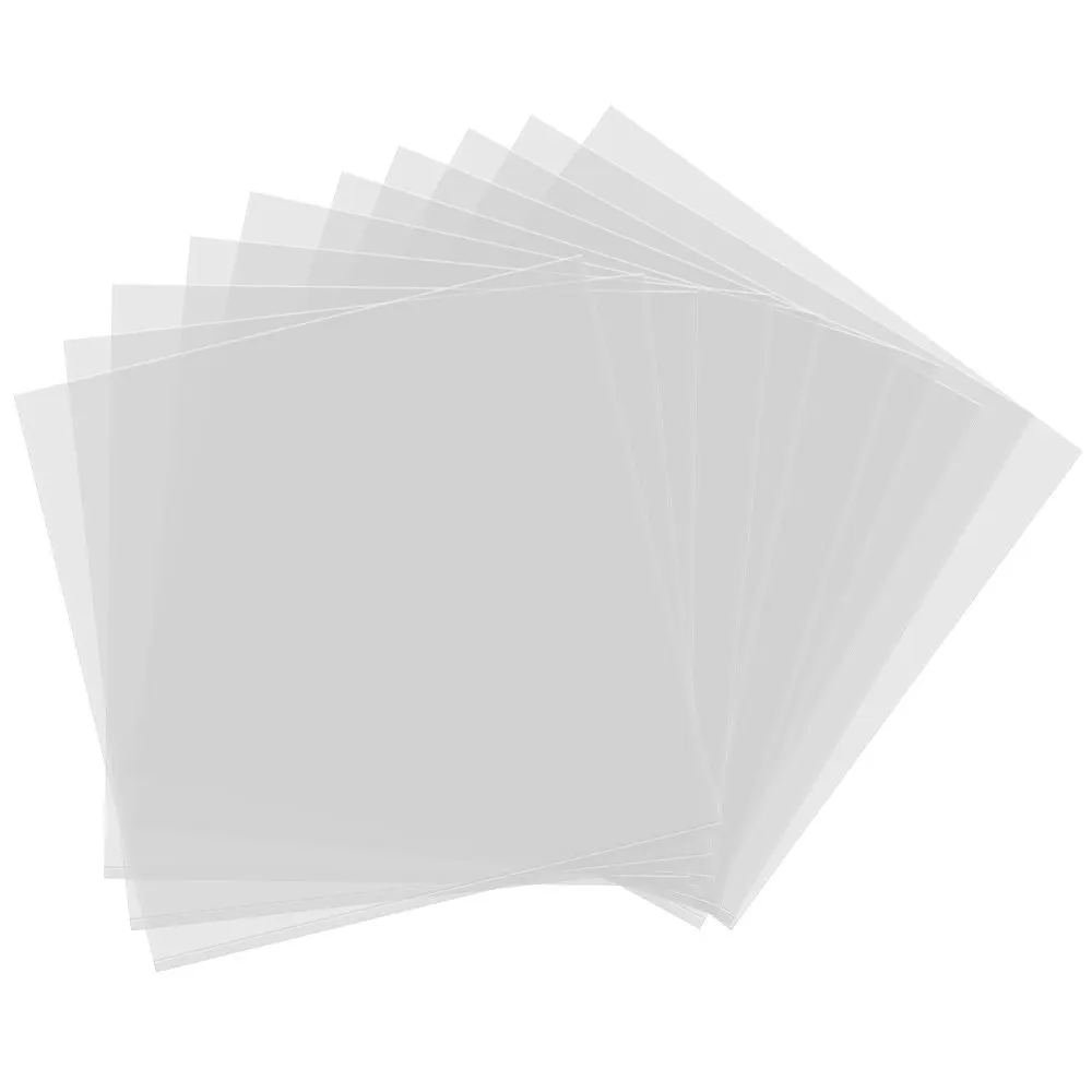+ 1 Free dj Magnet 25 Outer Sleeves for Ten Inch Vinyl Records 3mil Mid Fit Plastic 10 dj 78rpm Poly Covers 10 5//8