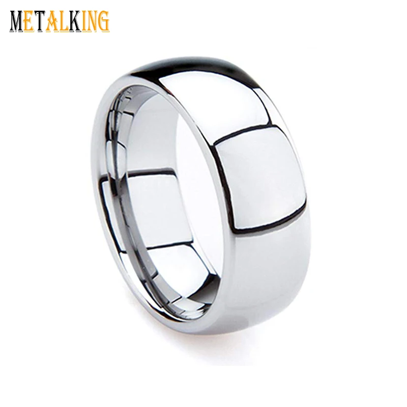 
8mm High Polished Tungsten Carbide Ring Mens Wedding Band 2mm/4mm/6mm  (62016077412)