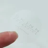 Custom Logo Printed Clear Vinyl Circle Round Sticker