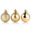 Hot Selling Painting Christmas Decoration Ball Plastic Christmas Ball Accept Customized Logo