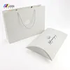 Luxury White Pillow Box Hair Packaging Paper Box And Bag Set