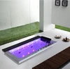 Massage spas M-2049 rectangular bathtub drop-in bath tub with LED light luxury bath tub