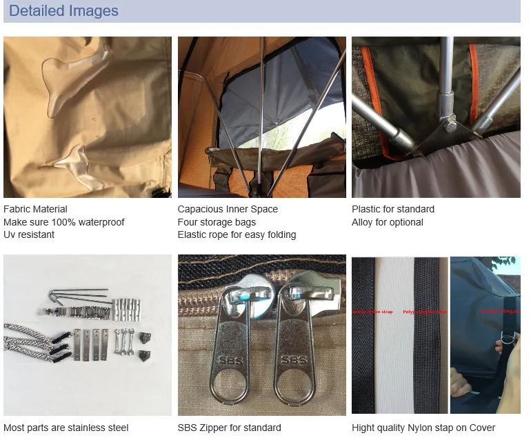 DETAILS OF ROOF TENT