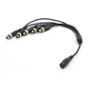2.5mm 5Way DC Electric Splitter Power Wire Cable with Screw Thread