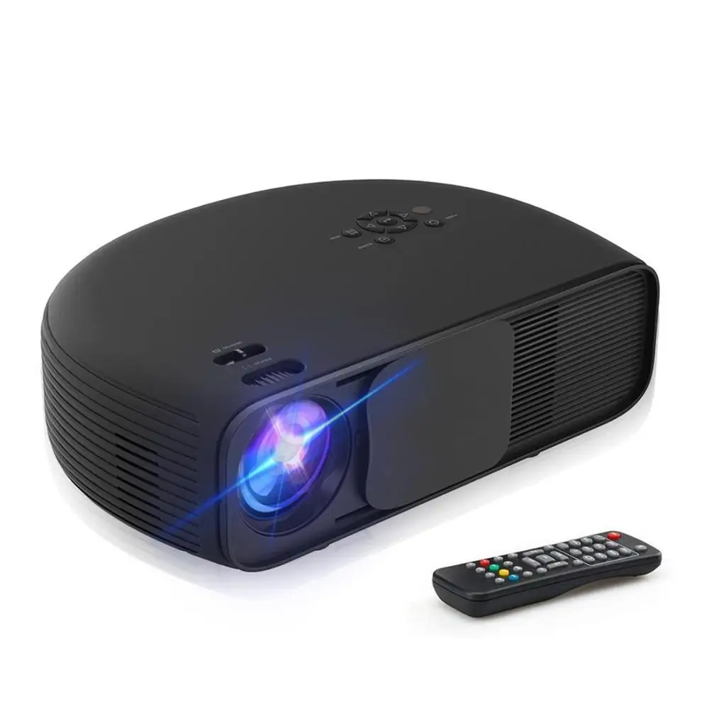 

Topkey CL760 HD 1080p led video projector with USB/HD/VGA, Black