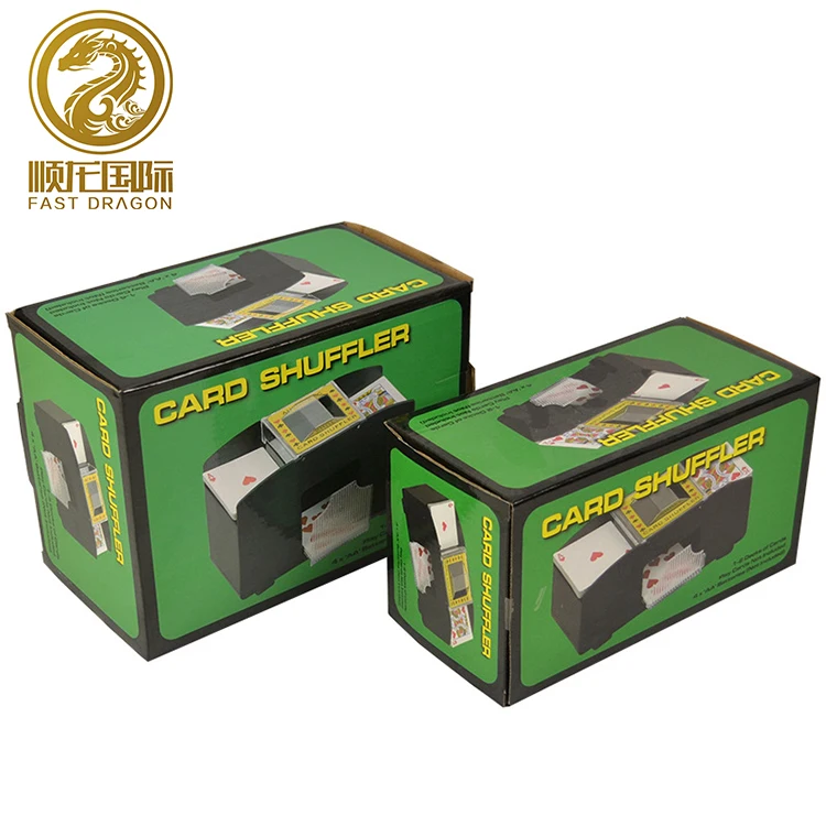 Professional Advanced Casino 2 Deck Plastic Shuffler Playing Card ...