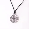 N0550 Huilin Jewelry Silver Color Chakra 3rd Eye Hindu Goddess Yoga Sri Yantra Wiccan Wealth Pendant Necklace