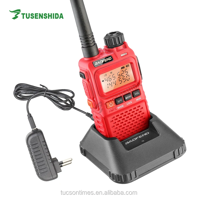 

mini walkie talkie long range baofeng UV3R+walkie talkie, Yellow walkie talkie long range