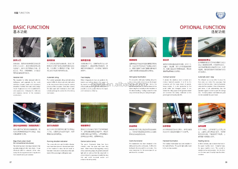 
High quality moving walk escalator 