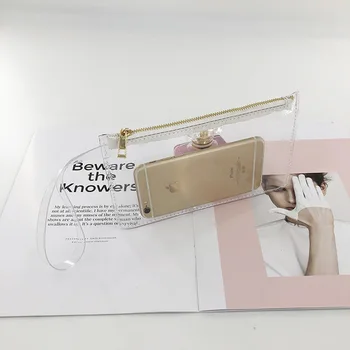 transparent clutch purse