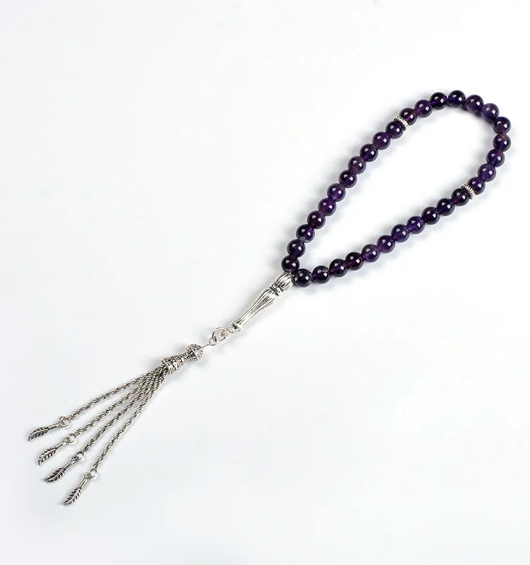Cadena de oración amatista-ametist tesbih