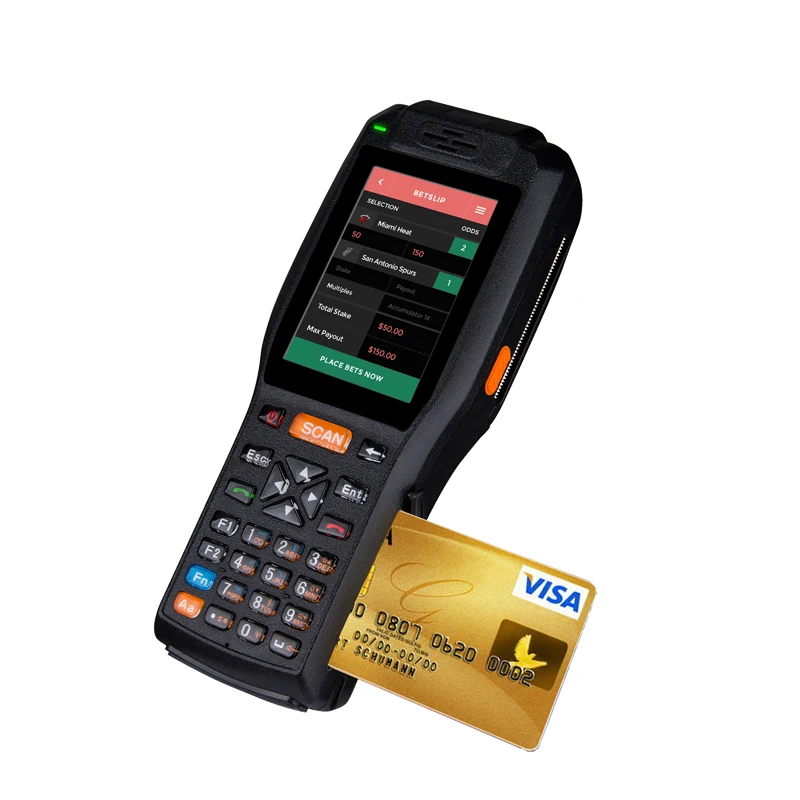 

Barcode Scanner Android IP65 Handheld PDA Machine With 3G WIFI Bluetooth