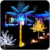 Color changing artificial led decorative coconut tree
