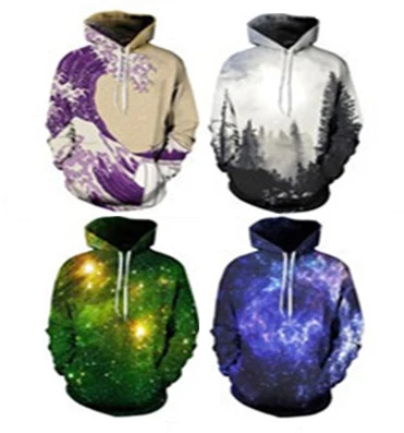 

Wholesale Adult uniset men women Custom 3D Digital Printing Hoodies