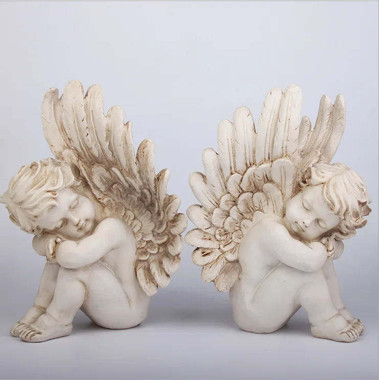 large resin angel statues