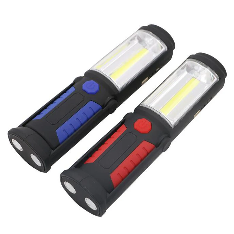 Super Bright Rechargeable Portable Battery Cob Work Light With
