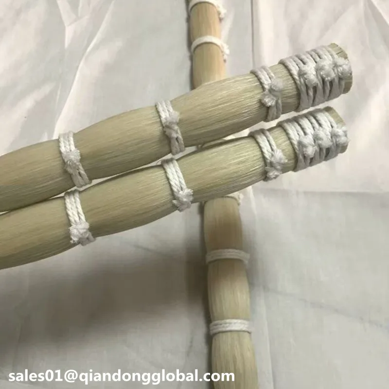 white horse tail hair