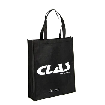 With Logo Printed Custom Black Euro Tote Bag Shopping Bag - Buy Black Euro Tote Bag,Black Euro ...