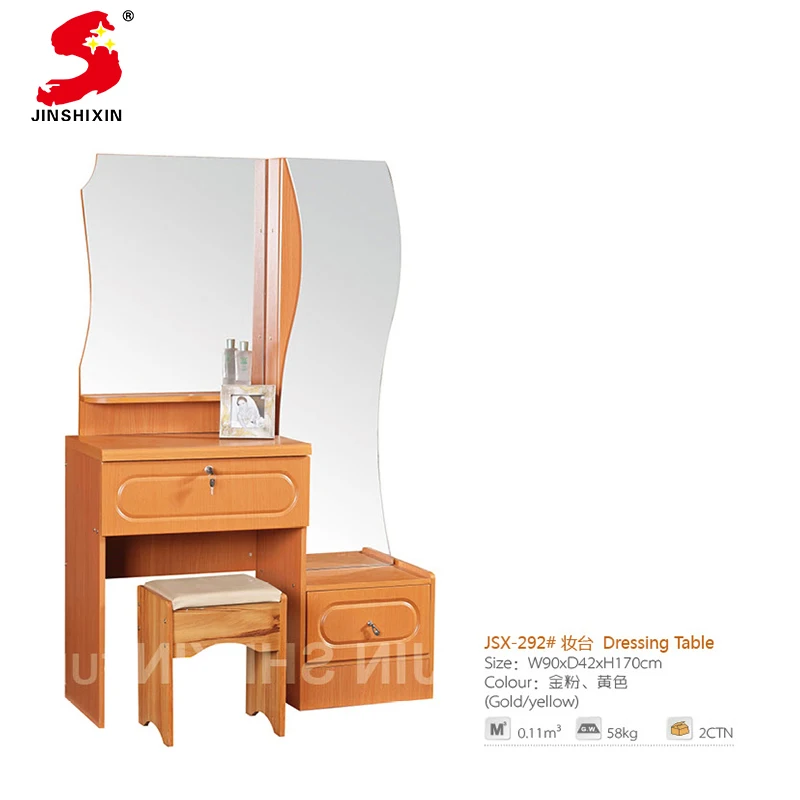 Foshan Factory Direct Sale Modern Mdf Wood Dresser Table