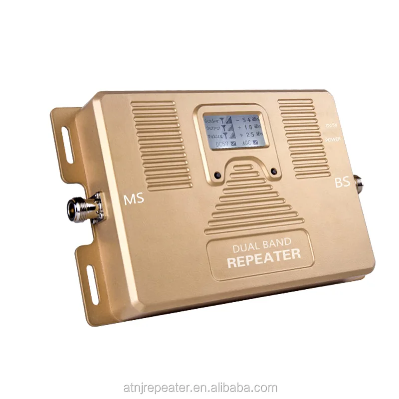 
ATNJ Dual band 1800/2100mhz mobile booster 2g 3g 4g cellular signal amplifier repeater  (60736584094)